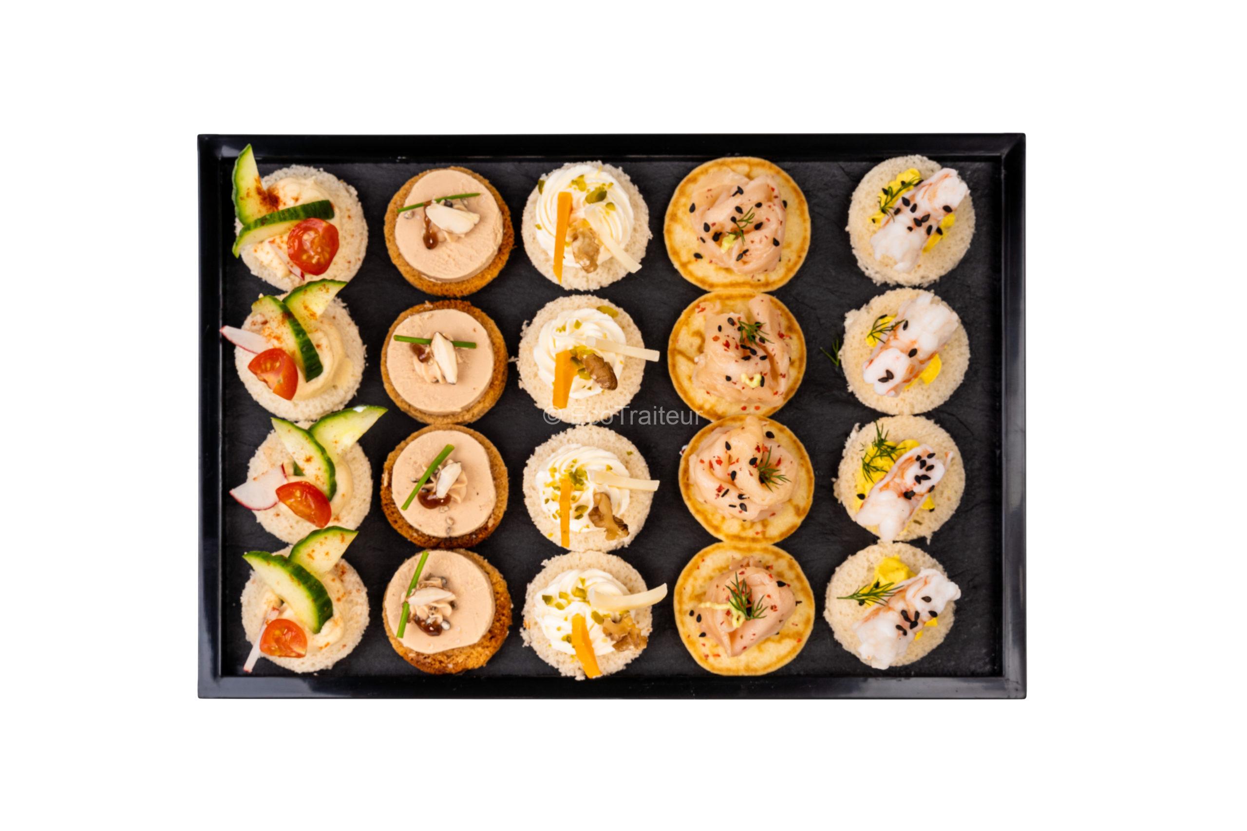 canapé gourmet salée ecotraiteur, traiteur paris, traiteur salon, cocktail salée, cocktail dinatoire, cocktail lunch, apéritif, petit four traiteur canapé gourmet cocktails professionnel paris
